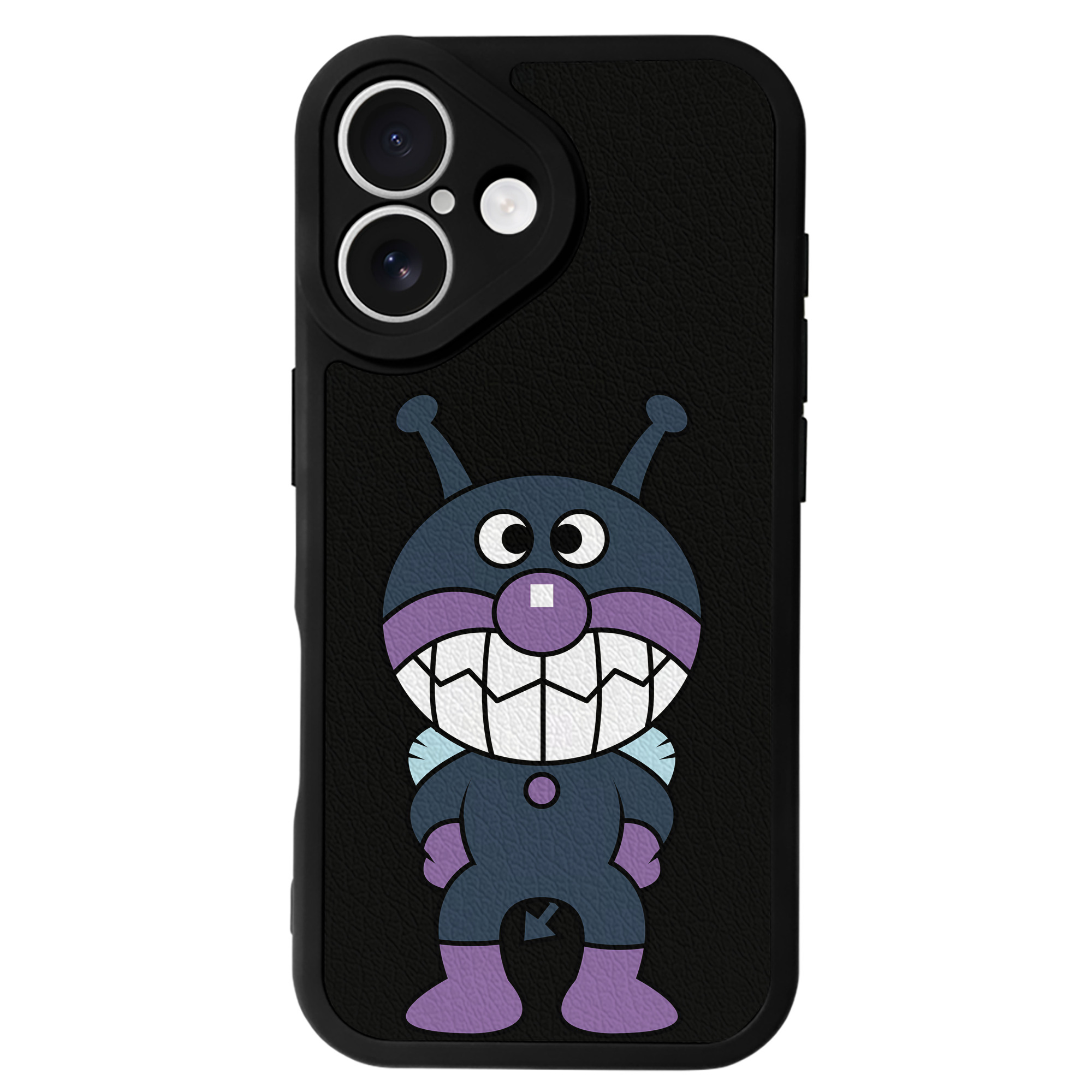 （画像用） アンパンマン Anpanman 【iPhone 16シリーズ対応】シリコンスマホケース（レザー調） 材質：シリコン